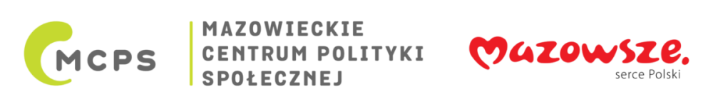 Logo rozszerzone MCPS z Mazowszem zielone
