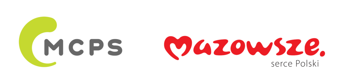 Logo podstawowe MCPS z Mazowszem zielone