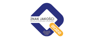 Logotyp konkursu Znak Jakości Ekonomii Społecznej i Solidarnej 2022