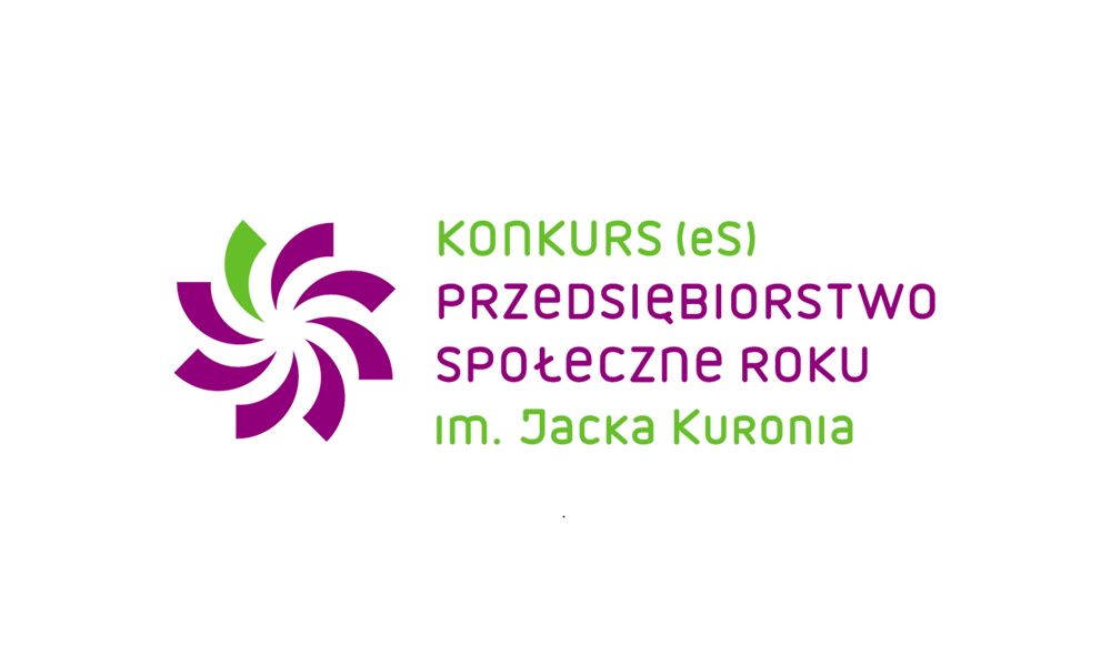 Logotyp konkursu na Najlepsze Przedsiębiorstwo Społeczne Roku im. Jacka Kuronia